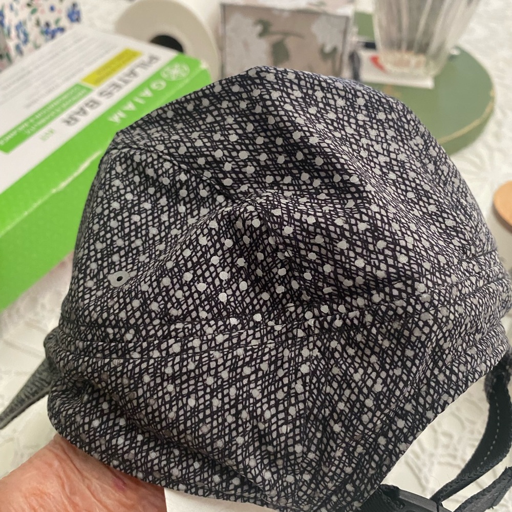 Lululemon Athletica Black and White Patterned Cap